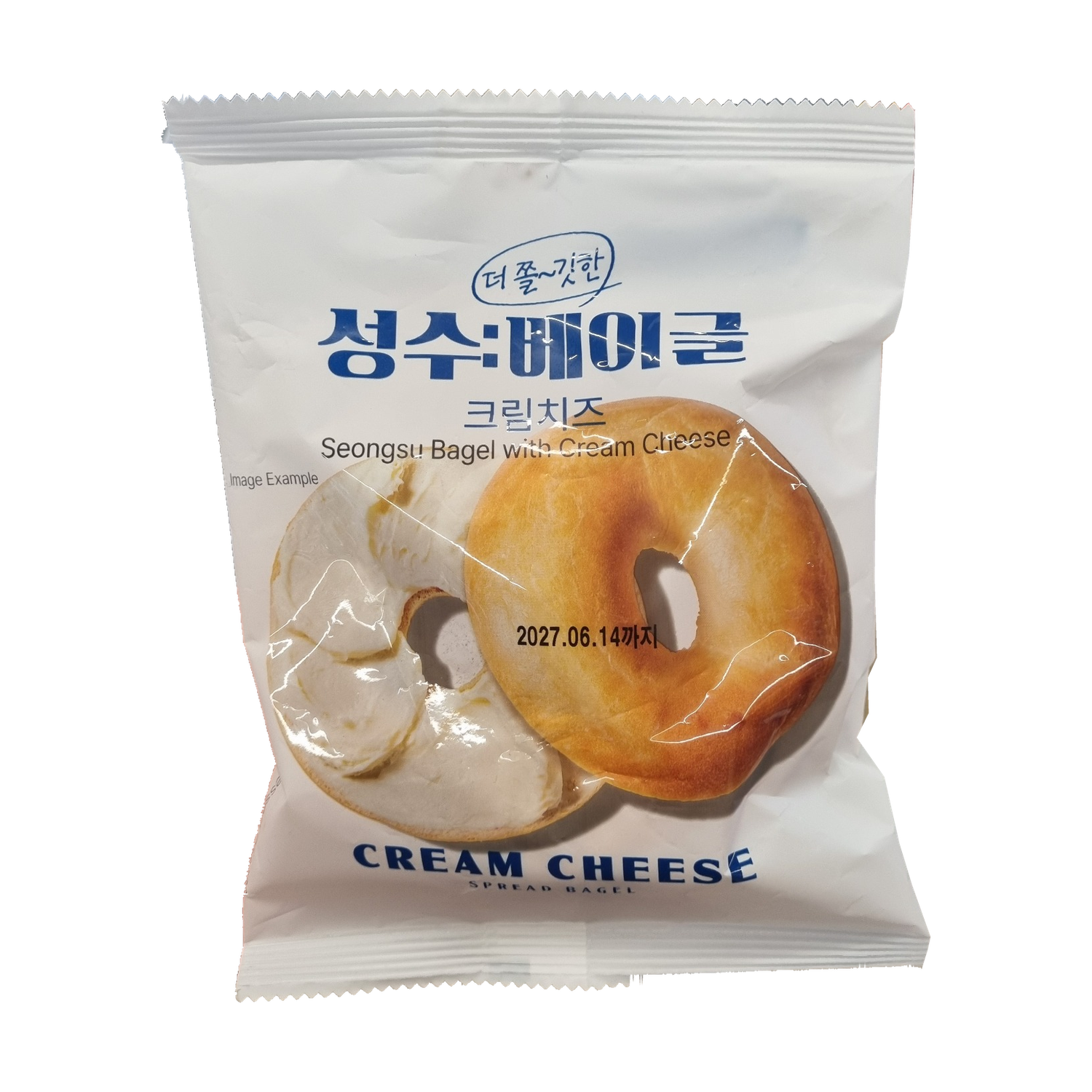 GS25 Seongsu Bagel Cream Cheese Plain 성수 베이글 크림치즈 플레인 100g